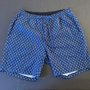 Lululemon Navy Pattern Men’s Shorts L